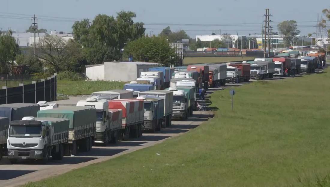 Impacto del paro: ingresaron menos de 700 camiones al Gran Rosario