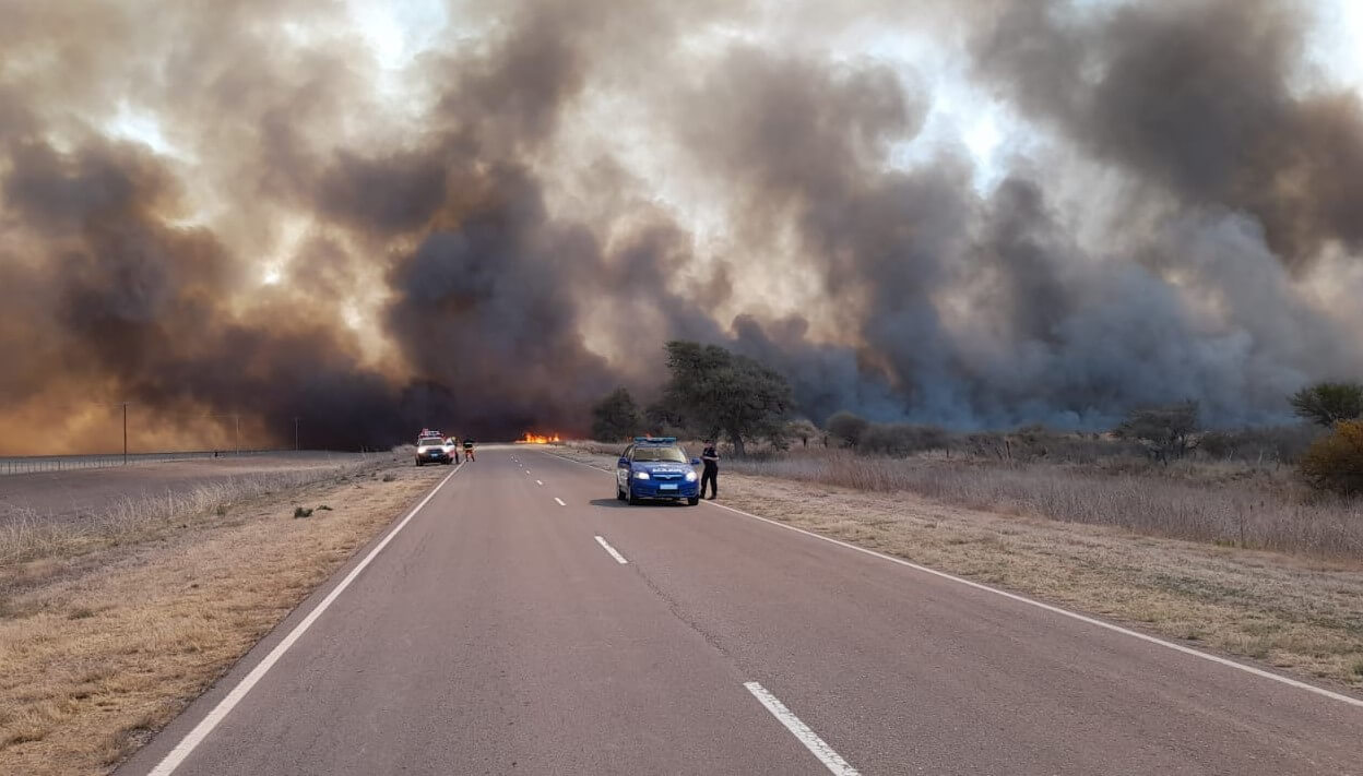 Riesgo extremo por los incendios en la provincia de Córdoba