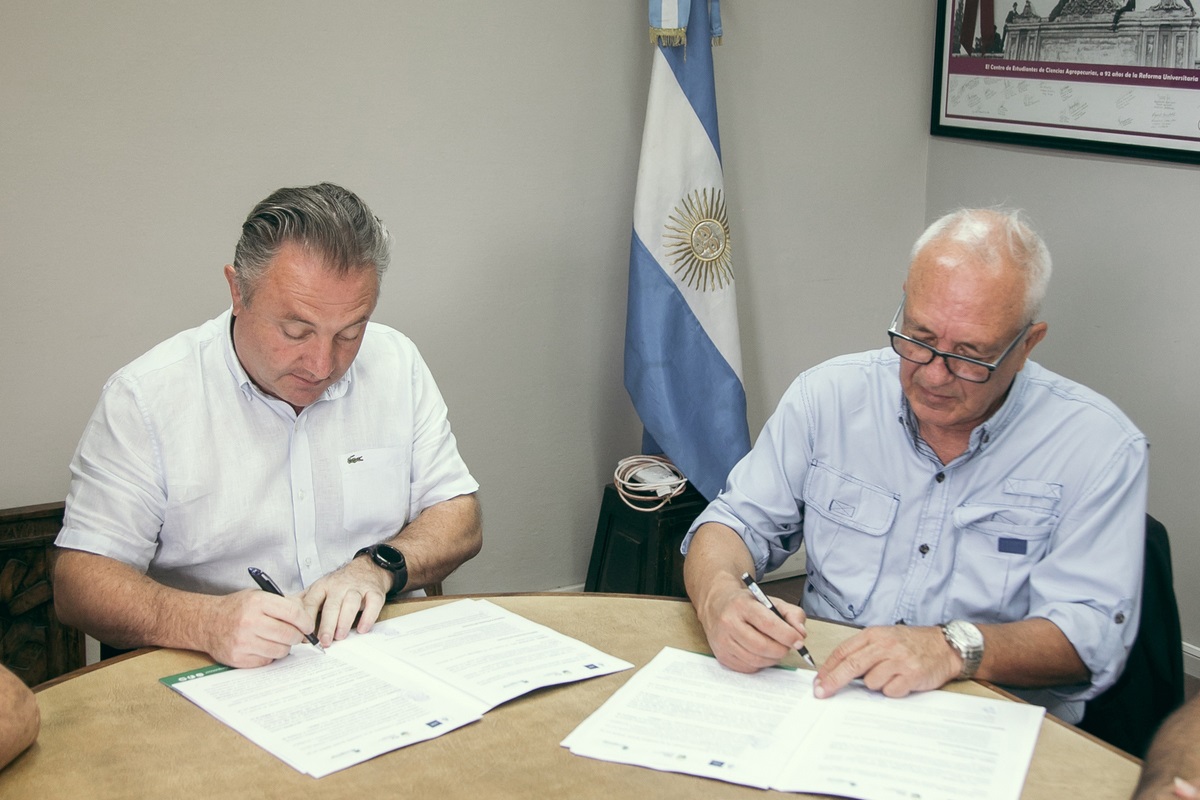 Recuperar firma convenio de cooperación con Agronomía de la UNC para práctica y capacitación de los futuros profesionales