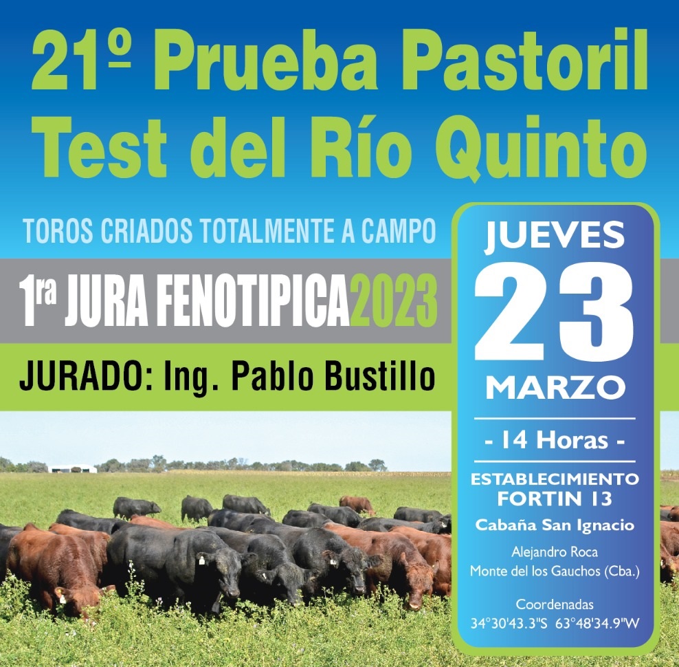 Se viene la primera Jura Fenotípica del año de la Prueba Pastoril Test del Rio Quinto