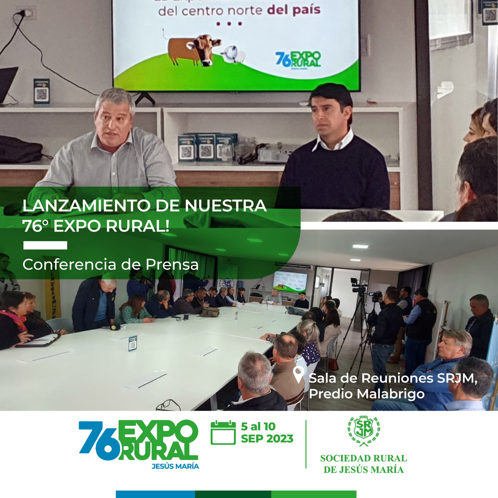 Lanzaron oficialmente la 76 Expo Rural de Jesús María con la totalidad de los stands vendidos