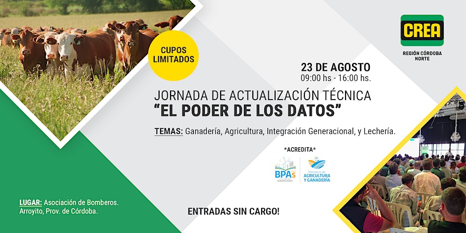 Jornada de Actualización Técnica integrada CREA : El poder de los datos 
