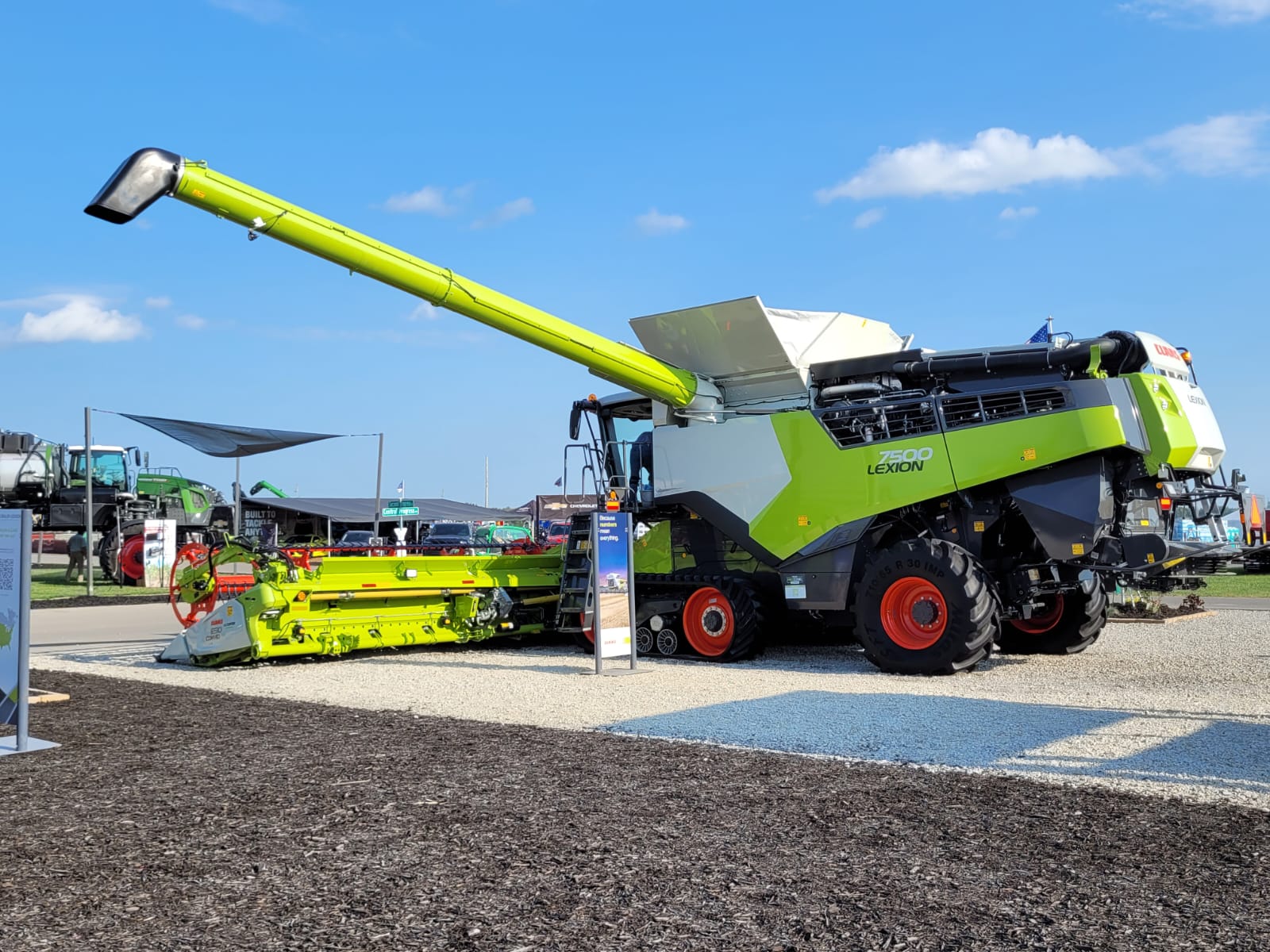 La generación Xerion 12 de Claas que se presentó en EEUU