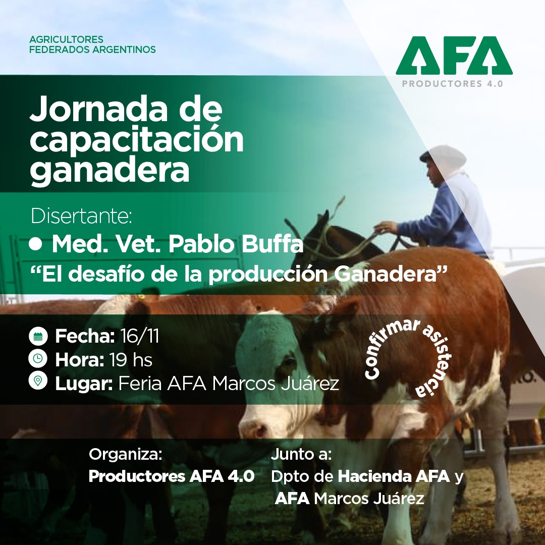 Productores AFA 4.0 invita a la primera 