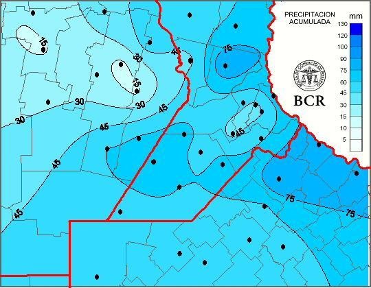 El impacto de la tormenta en la Región Núcleo
