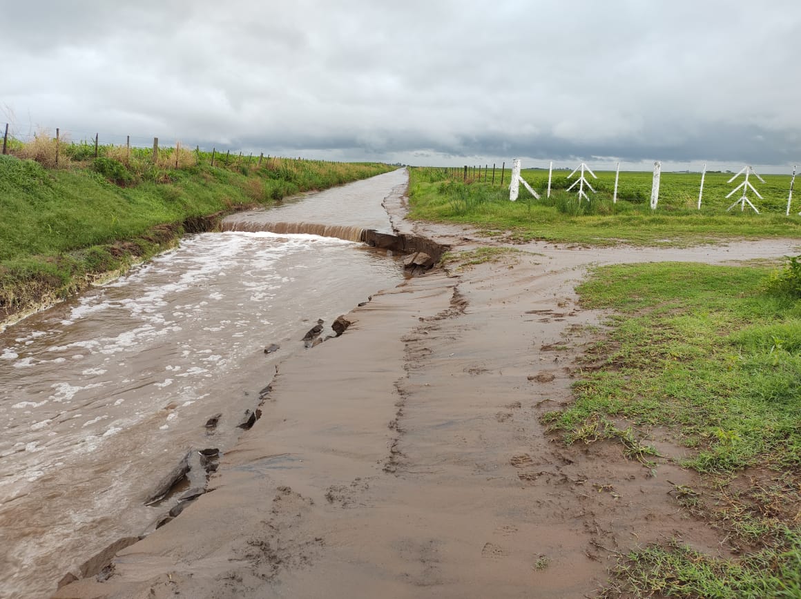 Tormentas cubren la Región Núcleo y dejan importantes acumulados