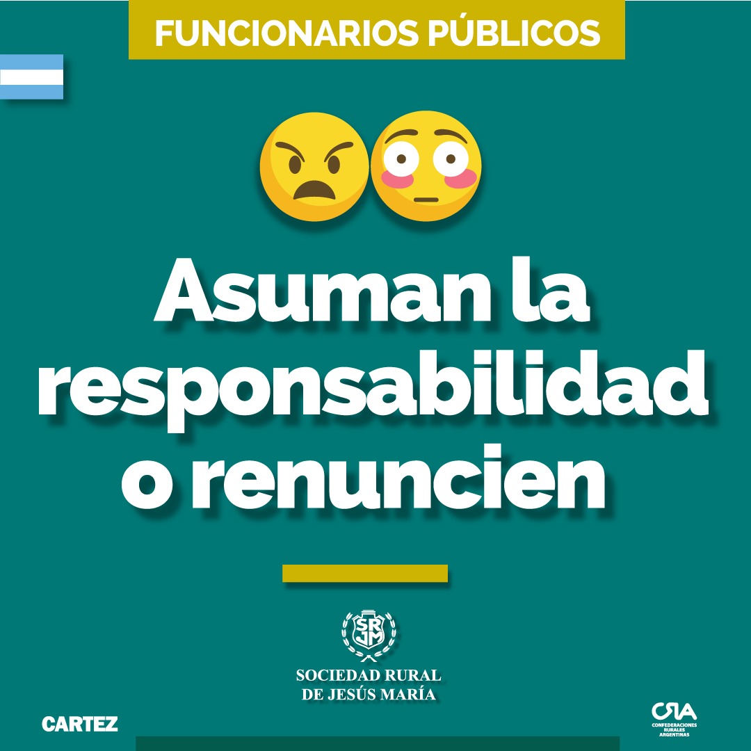 Funcionarios públicos: asuman la realidad o renuncien