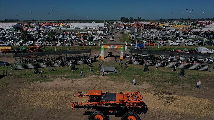 El Tecnódromo de Expoagro captó la atención de los visitantes extranjeros y ya piensan en ampliarlo