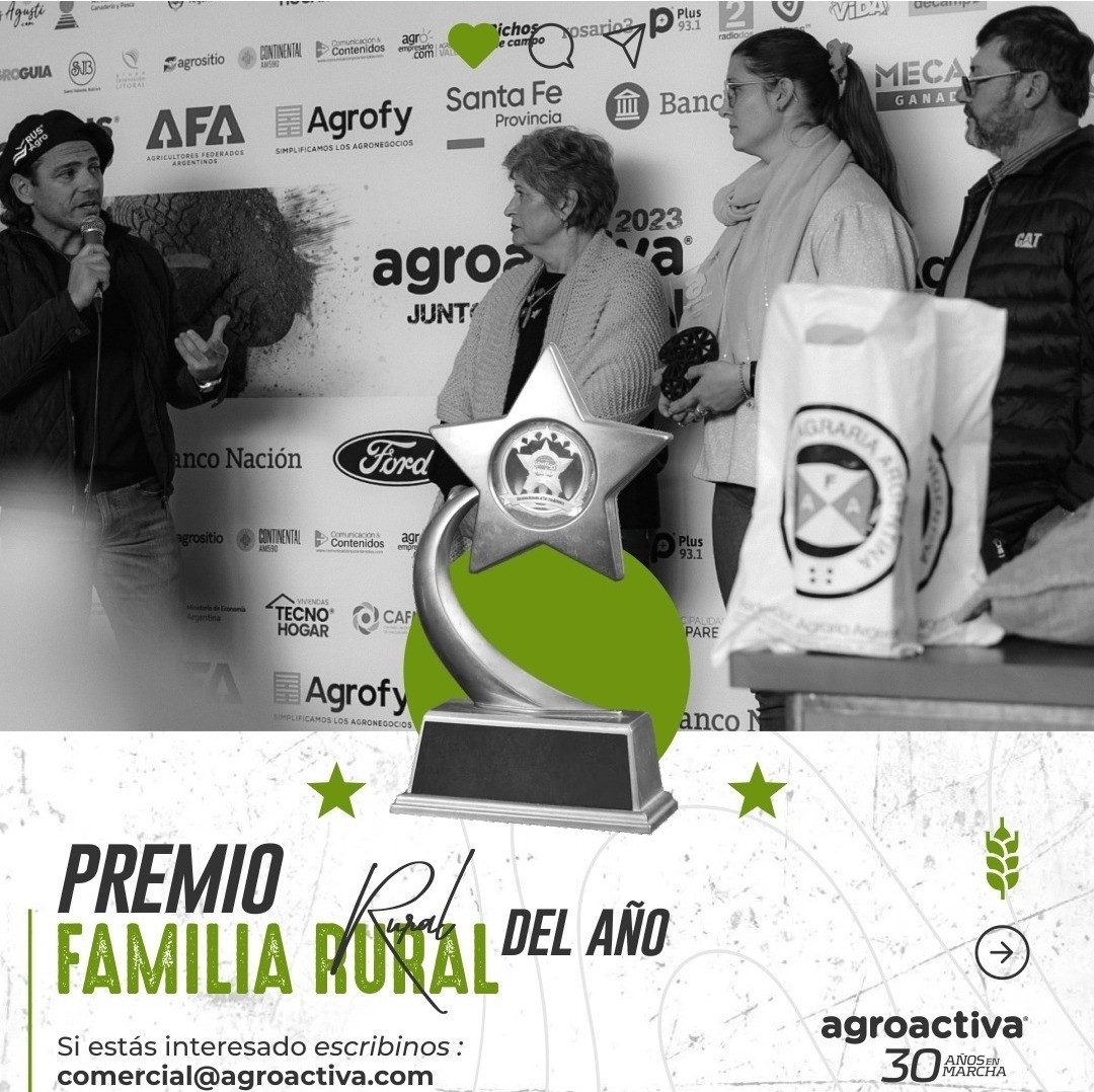 AgroActiva proclamará una nueva familia rural en la muestra de Armstrong