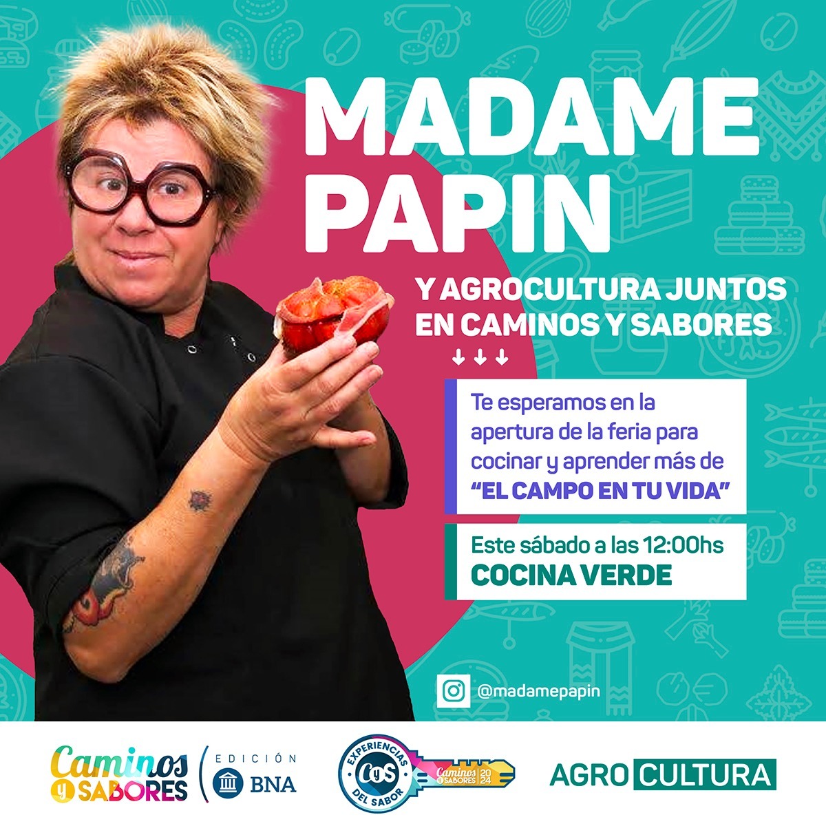 AgroCultura en Caminos y Sabores: Participación Especial en la Cocina de Madame Papin