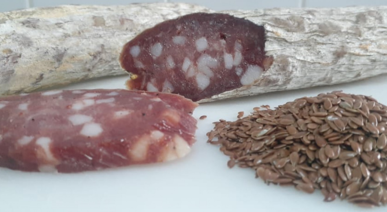 El INTA Marcos Juárez investiga en incorporación de lino a la alimentación porcina para mejorar calidad de salames