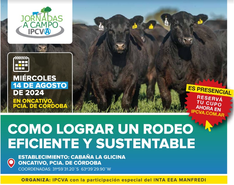 Este miércoles Jornada a campo del IPCVA en Oncativo