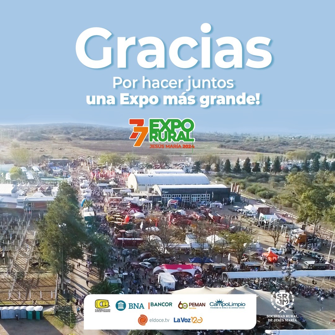 45.000 personas pasaron por la 77° Expo Rural durante estos 3 días (un 10% más que en 2023) 