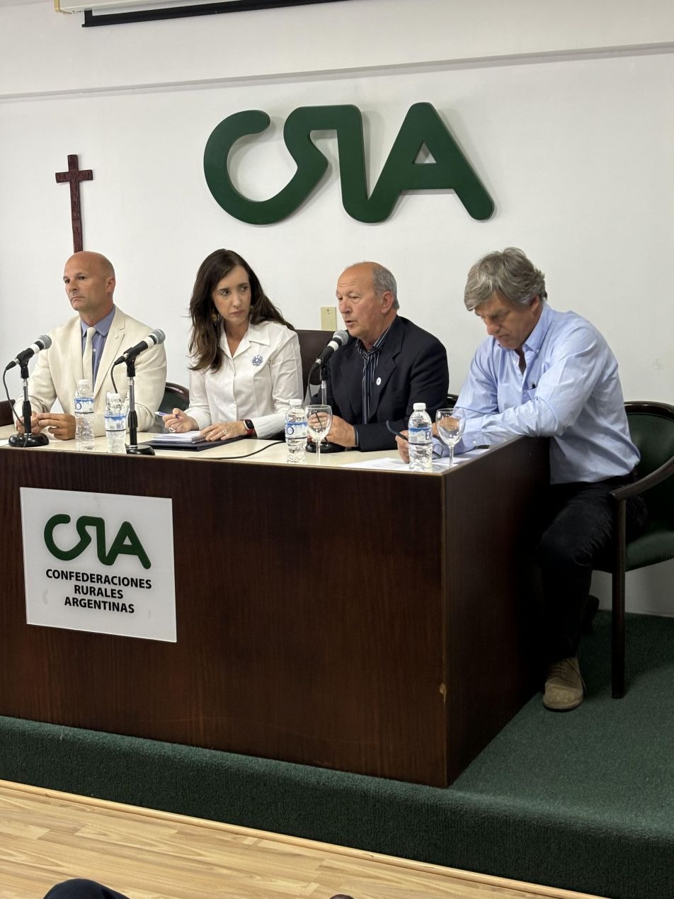 En medio del malestar del agro con Francos y Caputo, Villarruel se reunió con CRA