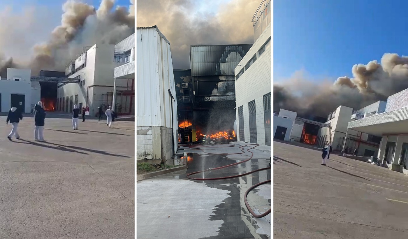 Incendio en el frigorífico Gorina: momentos de tensión en La Plata