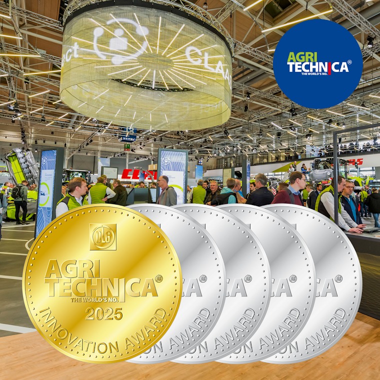 CLAAS se alzó con un oro y cuatro medallas de plata en los Premios a la Innovación de Agritechnica 2025