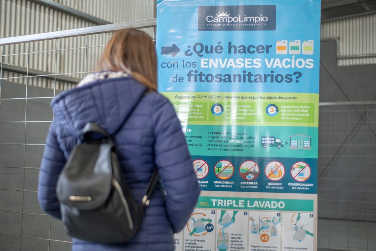 Campo limpio: Aumenta un 40% la recuperación de envases vacíos de fitosanitarios en Córdoba
