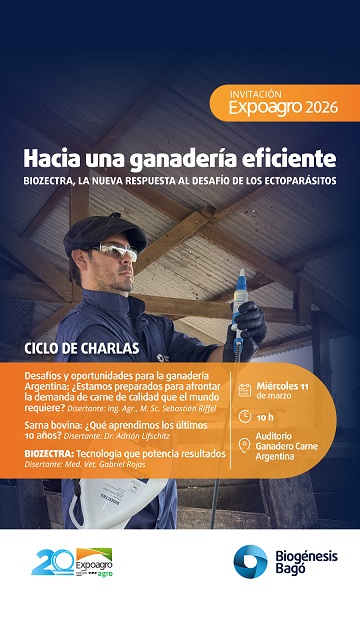 Biogénesis Bagó llega a Expoagro con nuevas tecnologías  destinadas al bienestar y al manejo de la hacienda 