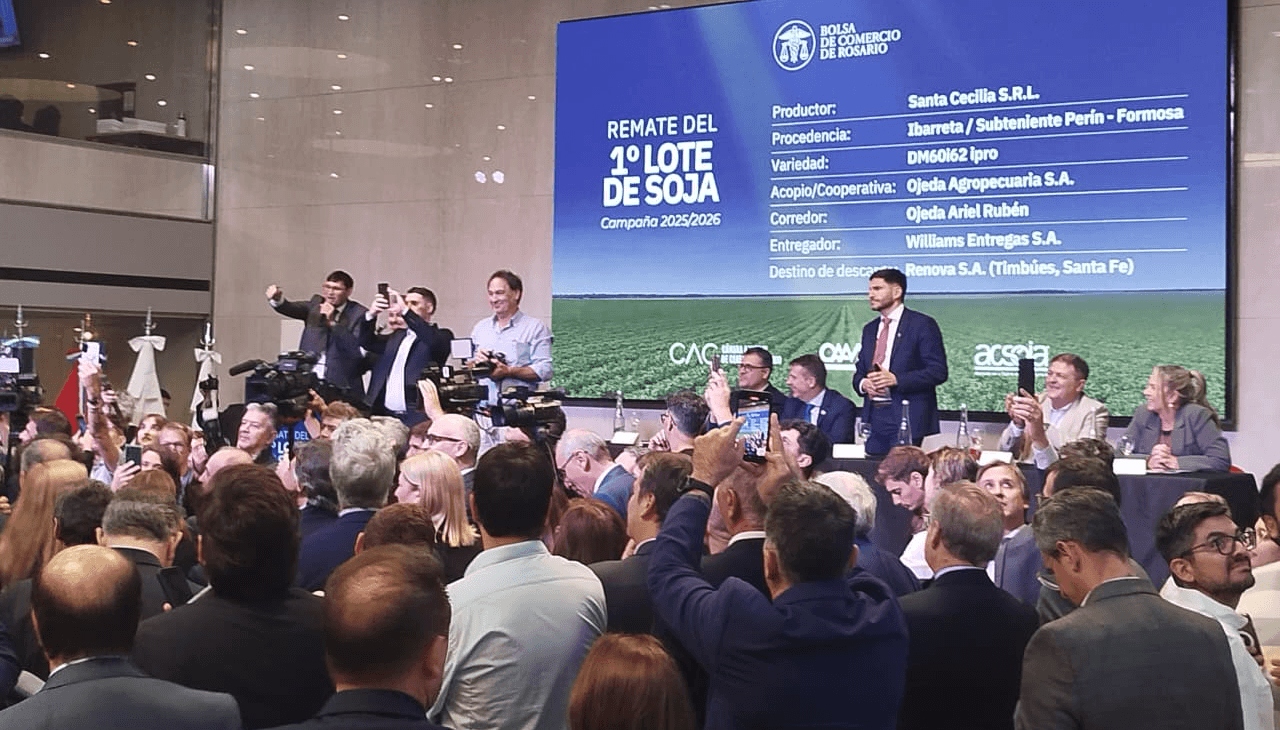 Rosario: Primer lote de Soja a $1,8 Millones comprado por Banco Macro para ayudar a comunidades vulnerables