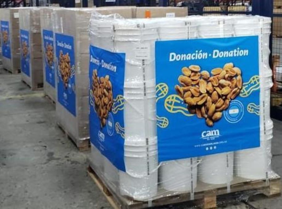 Acción solidaria: empresas maniseras enviaron alimentos a refugiados ucranianos