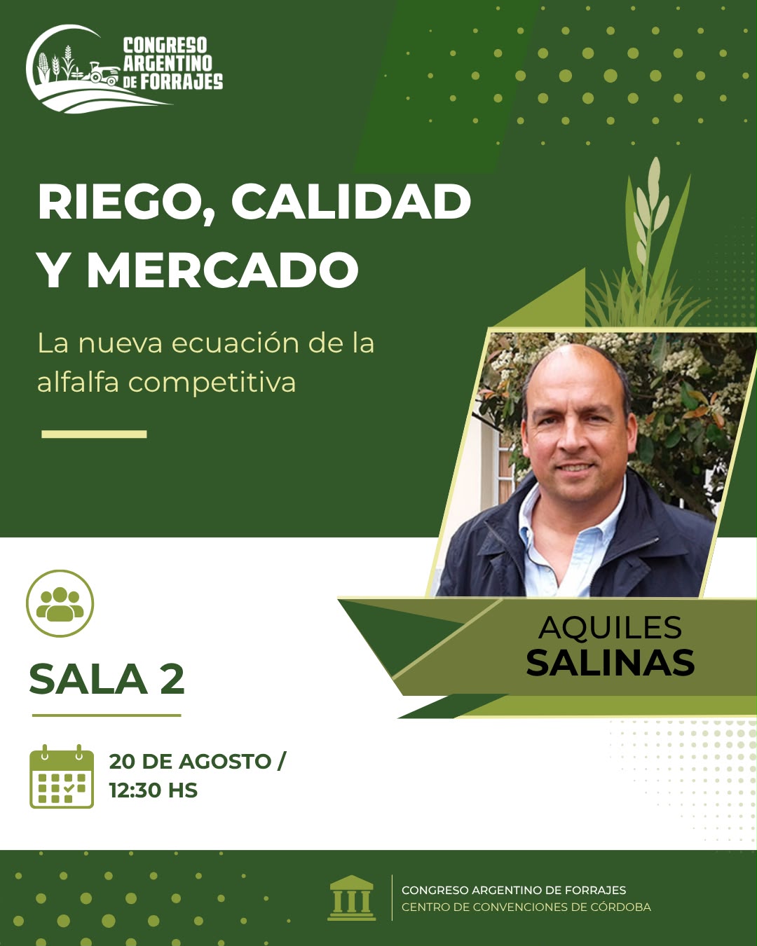 Confirmado: Congreso de Forrajes 2026 en Córdoba con cartel internacional