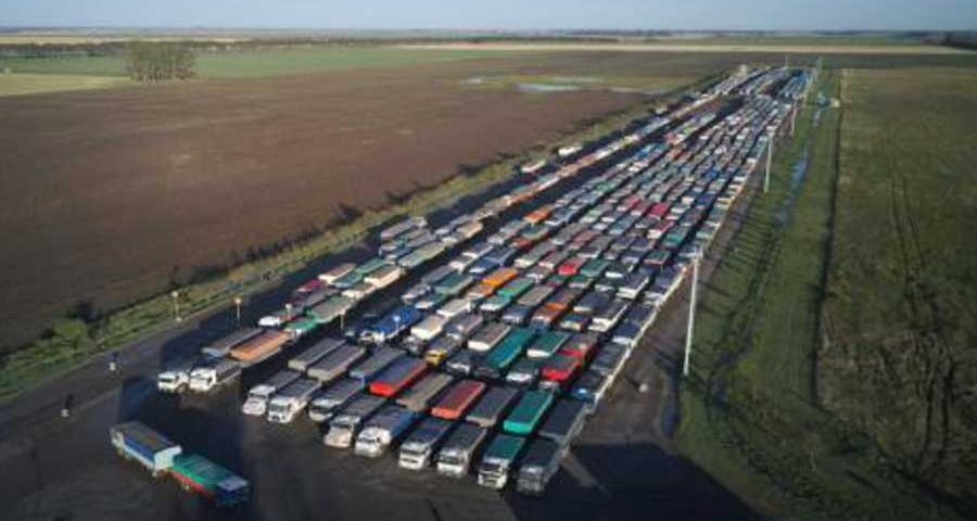 Más de 4200 camiones arribaron al Gran Rosario por el fuerte ritmo de exportaciones