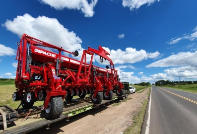 Apache se prepara para estrenar la nueva sembradora 99000 en Expoagro