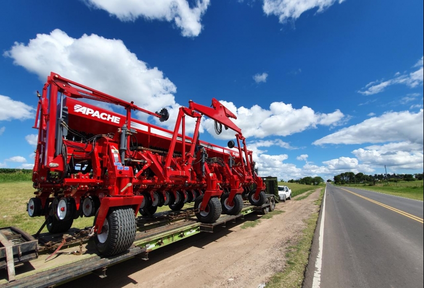 Apache se prepara para estrenar la nueva sembradora 99000 en Expoagro