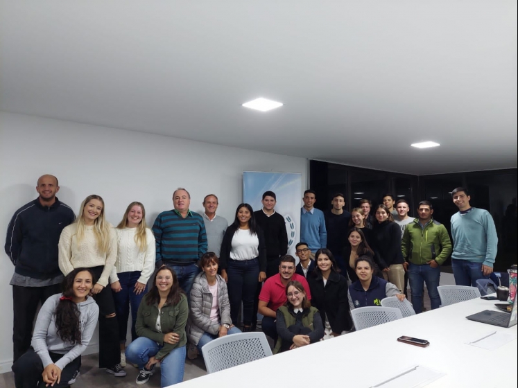 Joaquín Albo, el flamante presidente el Ateneo de la Sociedad Rural de Jesús María quedó cautivado por los valores de la institución