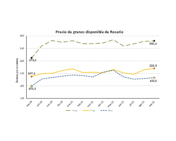 La relación insumo producto se deteriora a pesar de los mayores precios de los granos
